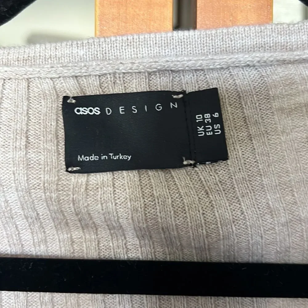 ASOS Ribbed Cardigan NWT - Picture 4 of 4